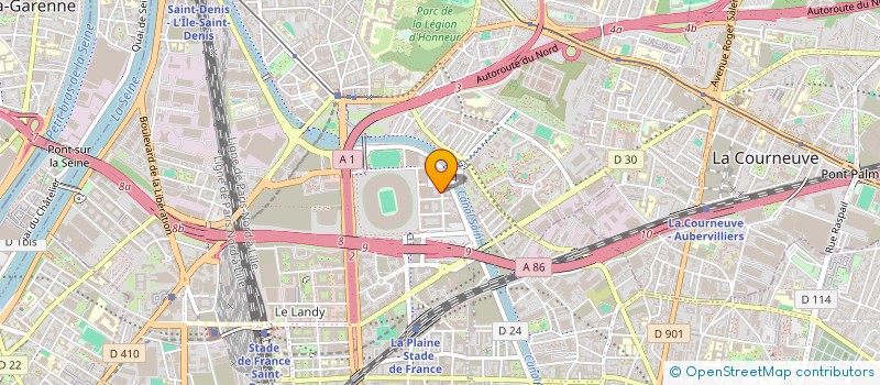 localisation de l'entreprise RRF à SAINT-DENIS
