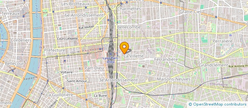 localisation de l'entreprise RRH INVEST  LYON