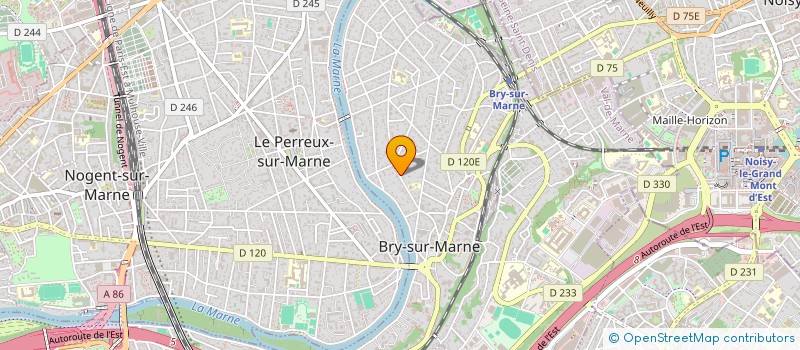 localisation de l'entreprise RRJP LES LILAS  BRY-SUR-MARNE