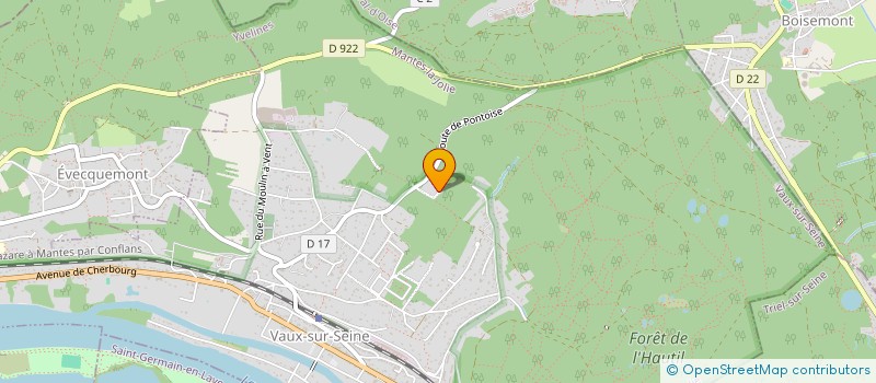 localisation de l'entreprise RRM PINEDA  VAUX-SUR-SEINE