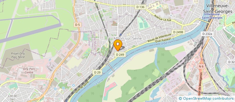 localisation de l'entreprise RRN à ABLON-SUR-SEINE