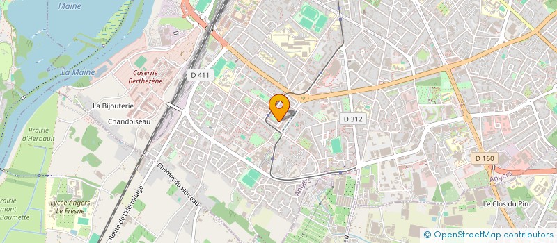 localisation de l'entreprise RROMS à ANGERS