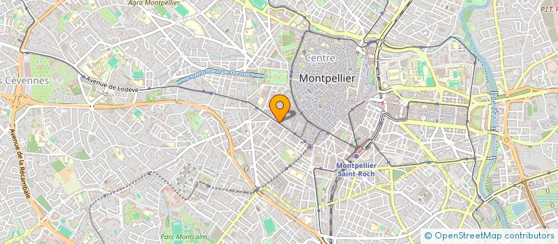 localisation de l'entreprise RROSE CMAVI à MONTPELLIER