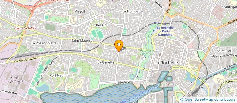 localisation de l'entreprise RROSE EDITIONS  LA ROCHELLE