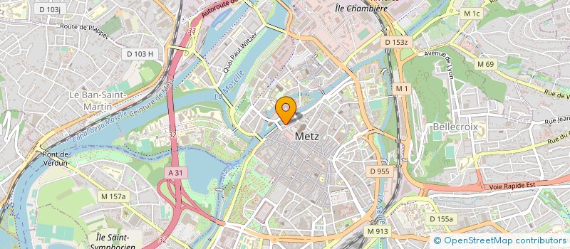 localisation de l'entreprise RRP à METZ