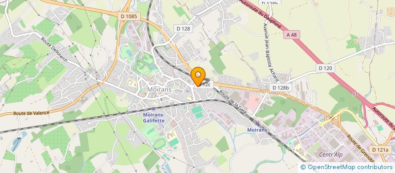 localisation de l'entreprise RRP  MOIRANS