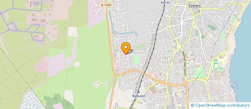 localisation de l'entreprise RRRR à ISTRES