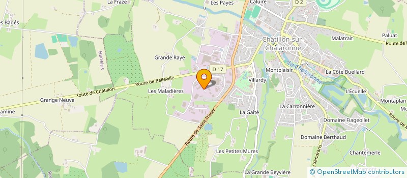 localisation de l'entreprise RRS AUTO à CHATILLON-SUR-CHALARONNE