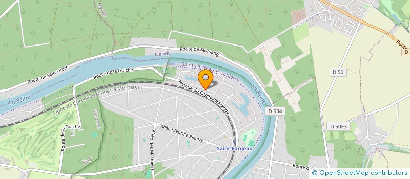 localisation de l'entreprise RRSV INVEST  SAINT-FARGEAU-PONTHIERRY