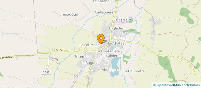 localisation de l'entreprise RS 32 AUTOMOBILE  SARAMON