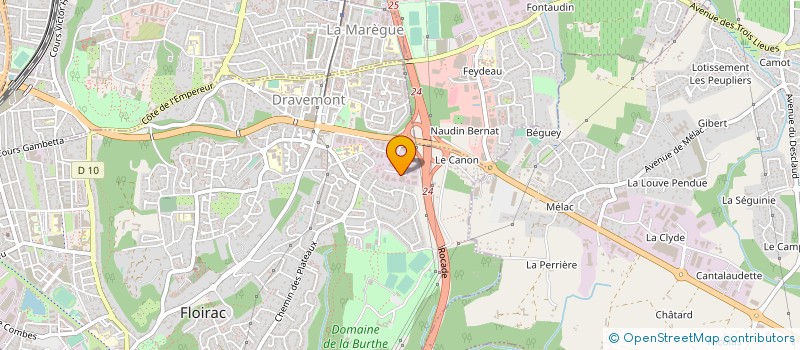 localisation de l'entreprise RS 33 à FLOIRAC
