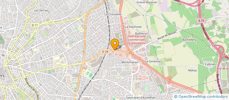 localisation de l'entreprise RS 34 SECURITE à BEZIERS