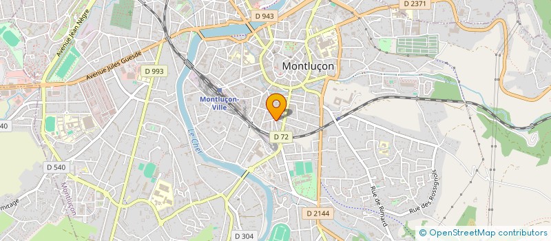 localisation de l'entreprise RS 3D 17 à MONTLUCON