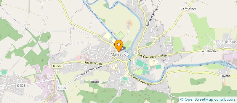 localisation de l'entreprise RS  MALESTROIT