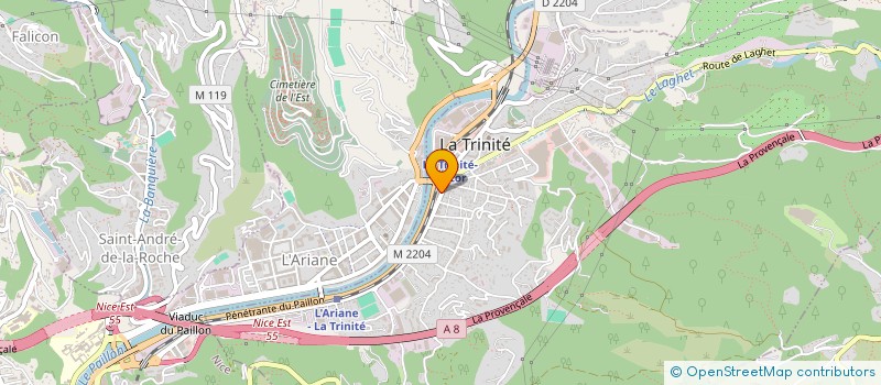 localisation de l'entreprise RS à LA TRINITE