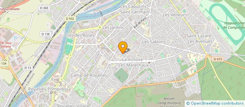 localisation de l'entreprise RS 60 ETANCHEITE  COMPIEGNE