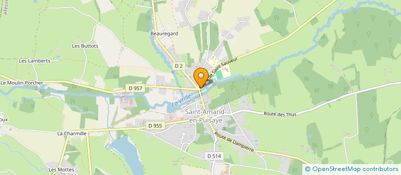 localisation de l'entreprise RS à SAINT-AMAND-EN-PUISAYE