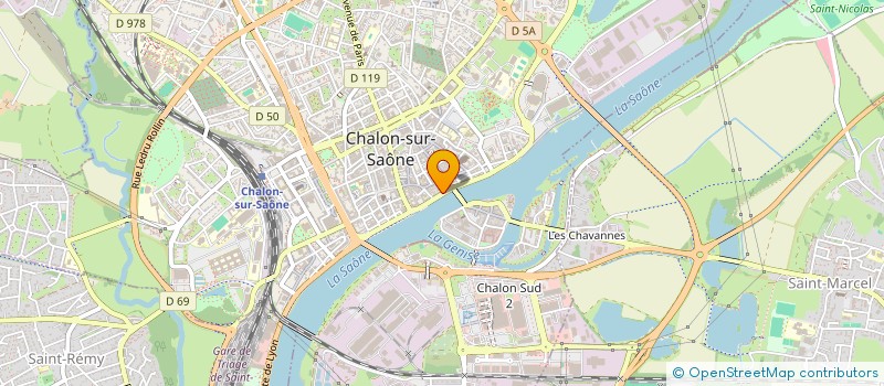 localisation de l'entreprise RS à CHALON-SUR-SAONE