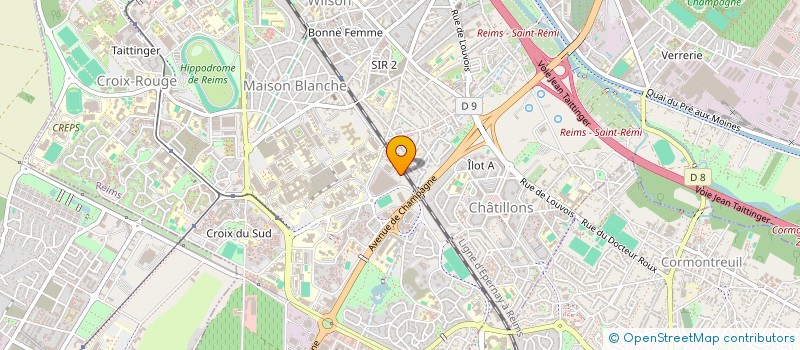 localisation de l'entreprise RS  REIMS