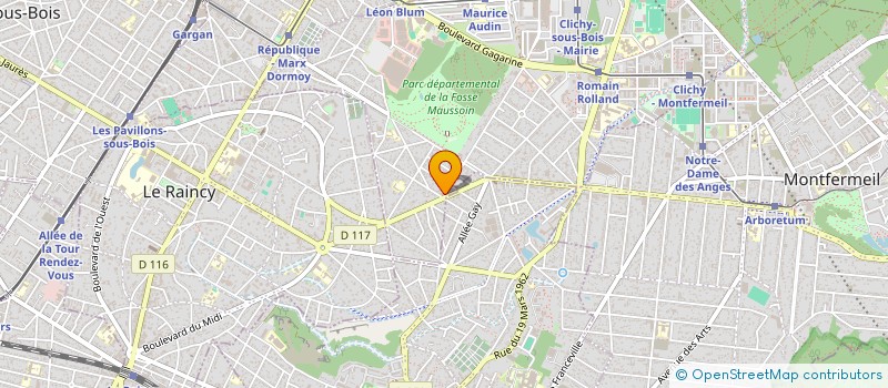 localisation de l'entreprise RS ALGORITM à CLICHY-SOUS-BOIS