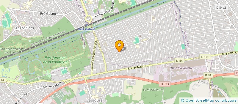 localisation de l'entreprise RS ASSURANCES à TREMBLAY-EN-FRANCE