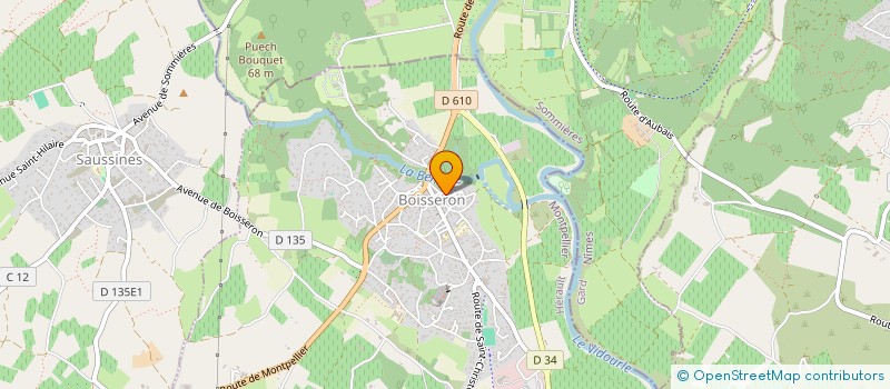 localisation de l'entreprise RS AUTO 34  BOISSERON