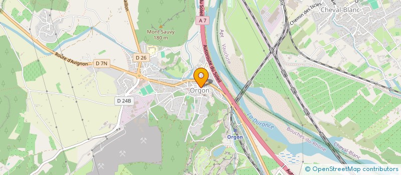 localisation de l'entreprise RS AUTO  ORGON