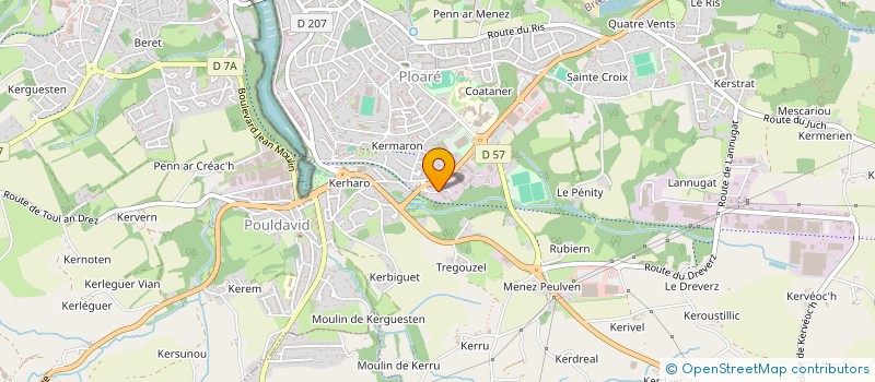 localisation de l'entreprise RS AUTOMOBILES à DOUARNENEZ