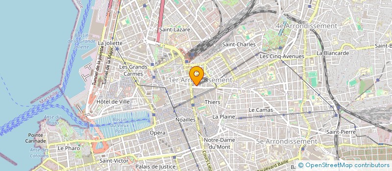 localisation de l'entreprise RS BAT à MARSEILLE