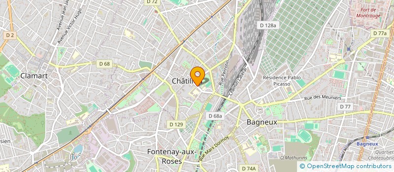 localisation de l'entreprise RS BAT à CHATILLON