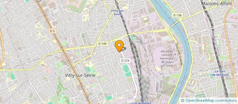 localisation de l'entreprise RS BAT à VITRY-SUR-SEINE
