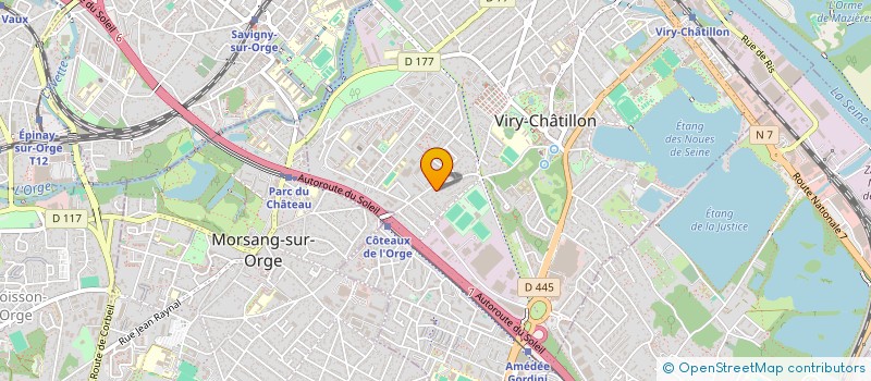 localisation de l'entreprise RS BAT à VIRY-CHATILLON