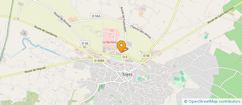 localisation de l'entreprise RS BAT  TRETS