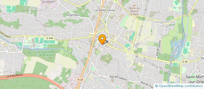 localisation de l'entreprise RS BATIMENT  MONTLHERY