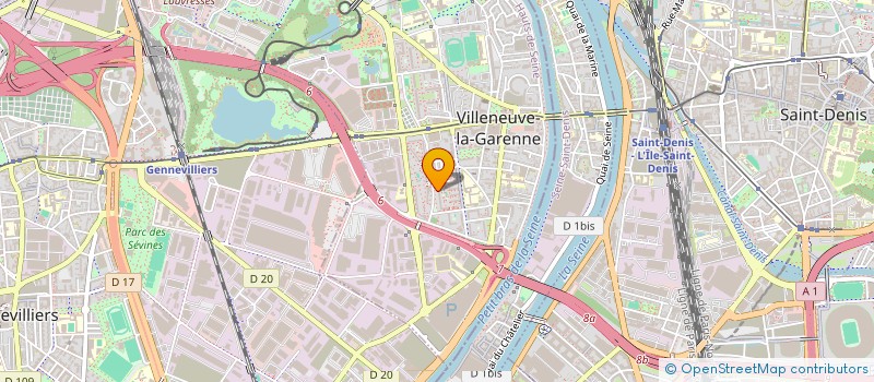 localisation de l'entreprise RS BATIMENTS à VILLENEUVE-LA-GARENNE