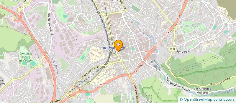 localisation de l'entreprise RS CAPITAL  SAINT-ETIENNE