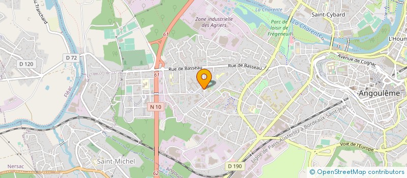 localisation de l'entreprise RS.CAR à ANGOULEME