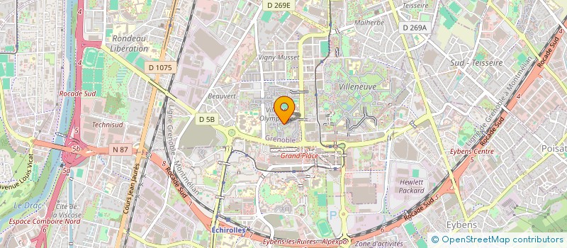 localisation de l'entreprise RS CARRELAGE  GRENOBLE