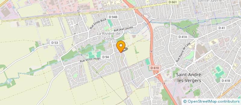 localisation de l'entreprise RS CARRO  LA RIVIERE-DE-CORPS