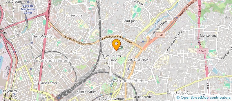 localisation de l'entreprise RS CARROSSERIE à MARSEILLE