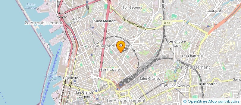 localisation de l'entreprise RS CARROSSERIE  MARSEILLE