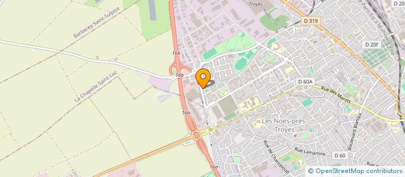 localisation de l'entreprise RS-CARS  LA CHAPELLE-SAINT-LUC