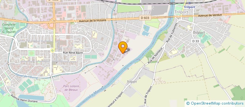 localisation de l'entreprise RS CHANTIERS à MEAUX