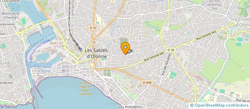 localisation de l'entreprise RS&CO à LES SABLES D'OLONNE