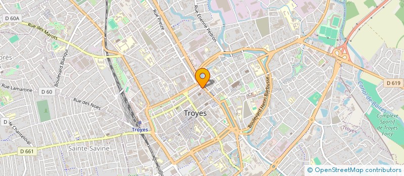 localisation de l'entreprise RS COM à TROYES
