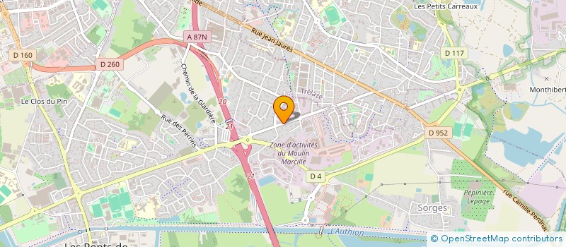 localisation de l'entreprise RS CONCEPT  LES PONTS-DE-CE