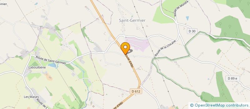 localisation de l'entreprise RS CONFORT PLUS à SAINT-GERMIER