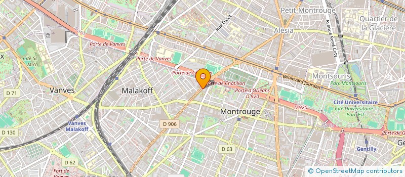 localisation de l'entreprise RS CONSULTING  MONTROUGE