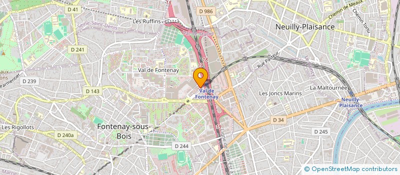 localisation de l'entreprise RS CONSULTING à FONTENAY-SOUS-BOIS