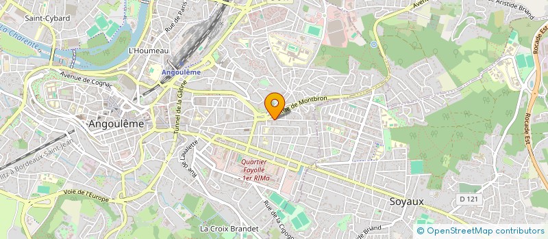 localisation de l'entreprise RS COPROPRIETE AMIRAUTE à ANGOULEME